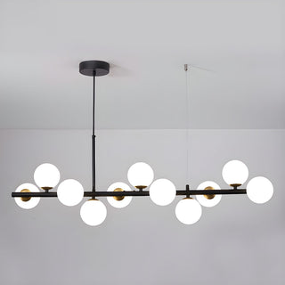 Lustra Lustre Globe en Verre Doré-Luire