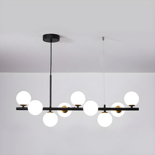 Lustra Lustre Globe en Verre Doré-Luire