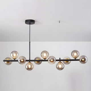 Lustra Lustre Globe en Verre Doré-Luire