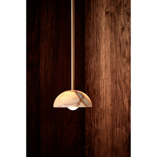 Aurelia Moderne Minimaliste Élégance Laiton Métal Verre Suspension