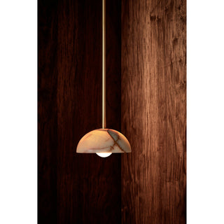 Aurelia Moderne Minimaliste Élégance Laiton Métal Verre Suspension