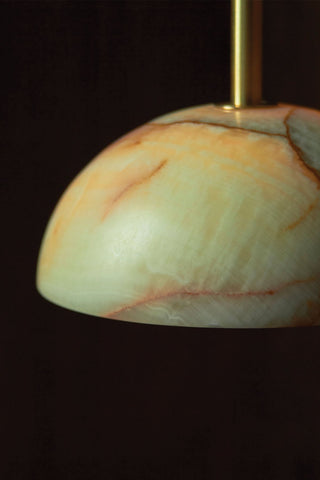 Aurelia Moderne Minimaliste Élégance Laiton Métal Verre Suspension