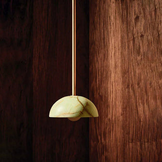 Aurelia Moderne Minimaliste Élégance Laiton Métal Verre Suspension