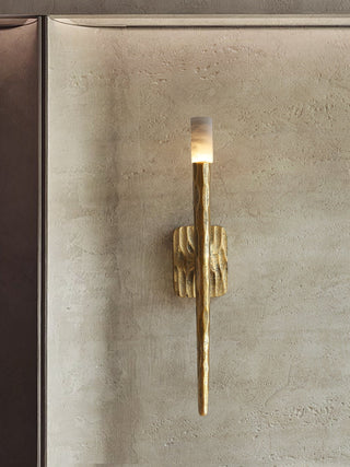 Julius Applique Murale Minimaliste en Albâtre Cylindrique