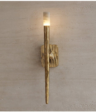 Julius Applique Murale Minimaliste en Albâtre Cylindrique