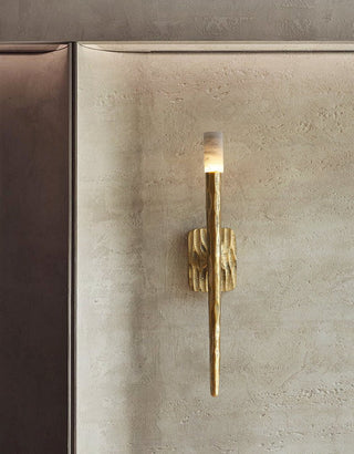 Julius Applique Murale Minimaliste en Albâtre Cylindrique