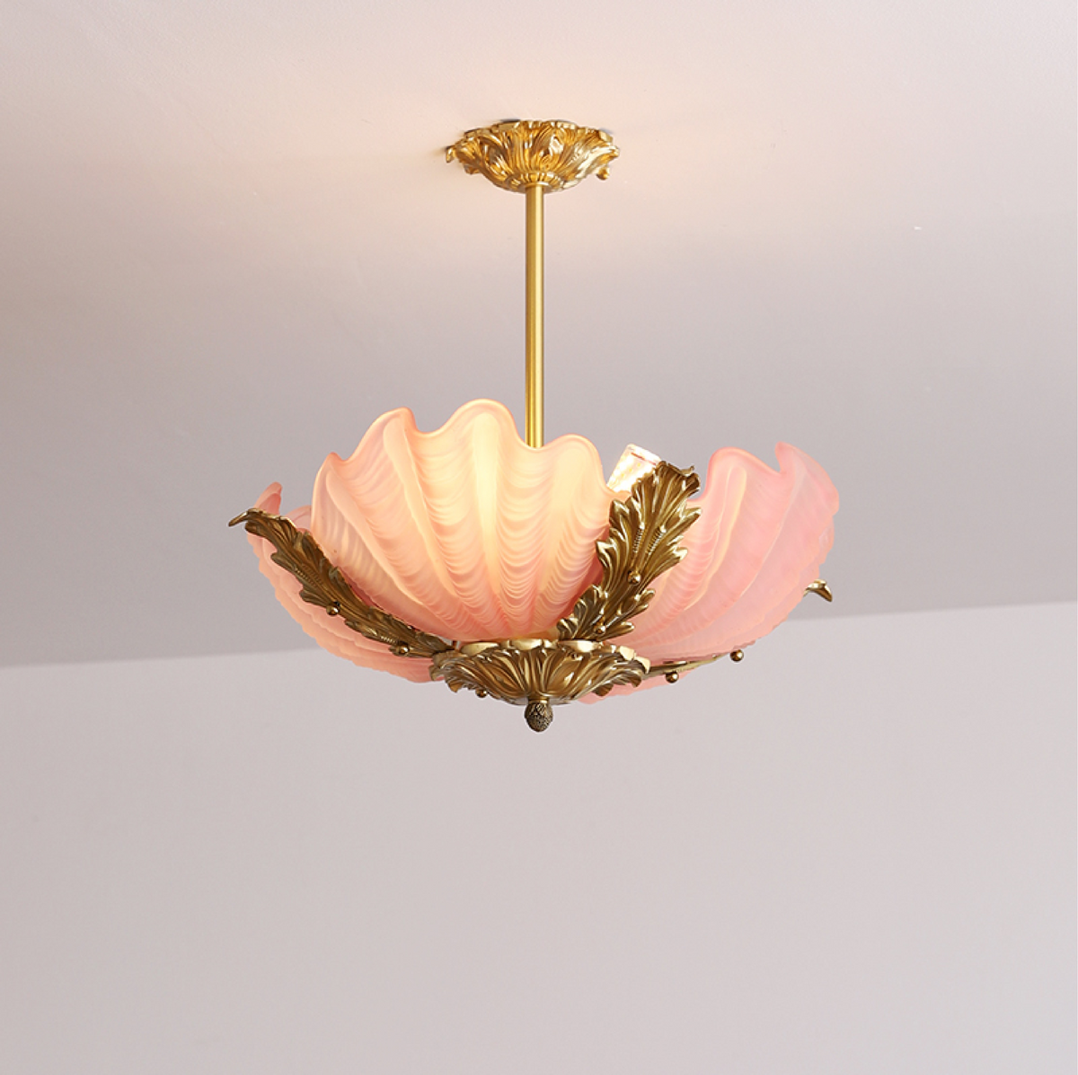 Aurelia Shell Chandelier-Neutral Decor