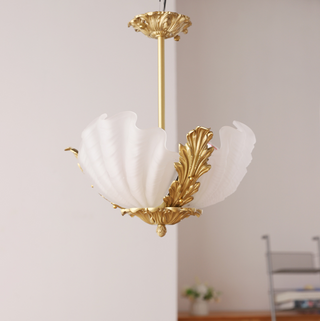 Aurelia Shell Chandelier-Neutral Decor