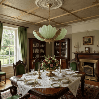 Aurelia Shell Chandelier-Neutral Decor