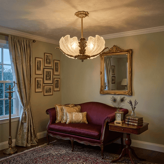 Aurelia Shell Chandelier-Neutral Decor