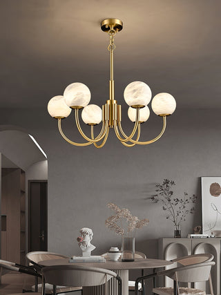 Alira Lustre Vintage en Albâtre