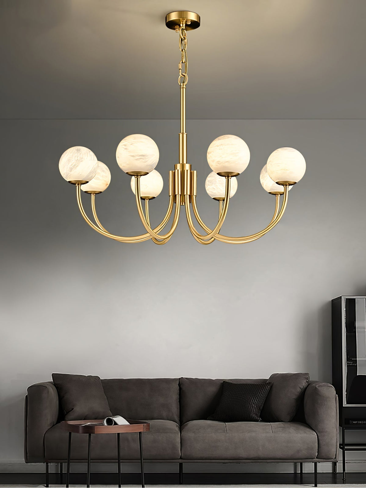 Alira Lustre Vintage en Albâtre