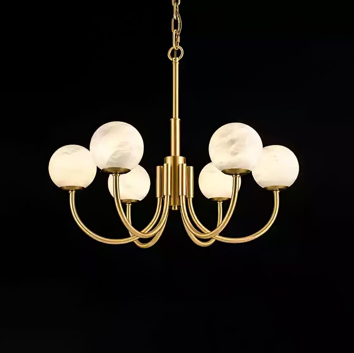 Alira Lustre Vintage en Albâtre