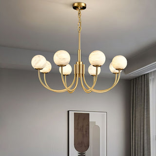Alira Lustre Vintage en Albâtre
