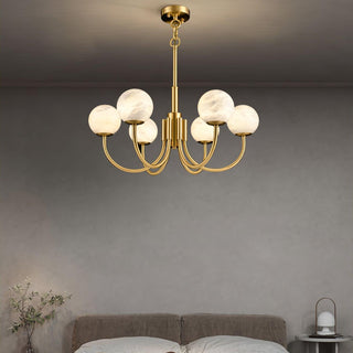Alira Lustre Vintage en Albâtre