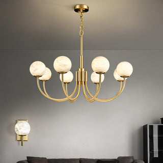 Alira Lustre Vintage en Albâtre