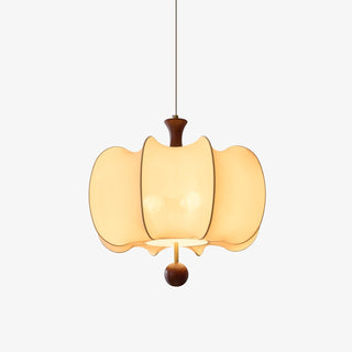Calithra Suspension en Tissu et Bois-Luire