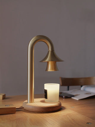 Aurelio Candle Warmer Lamp-Neutral Decor