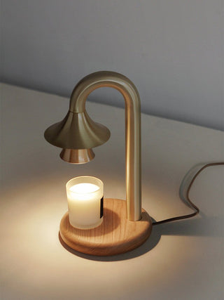 Aurelio Candle Warmer Lamp-Neutral Decor