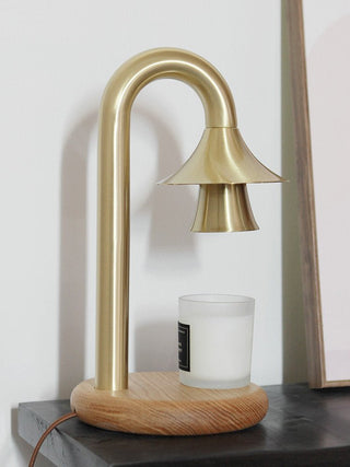 Aurelio Candle Warmer Lamp-Neutral Decor