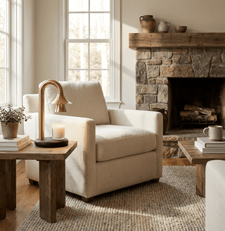 Aurelio Candle Warmer Lamp-Neutral Decor