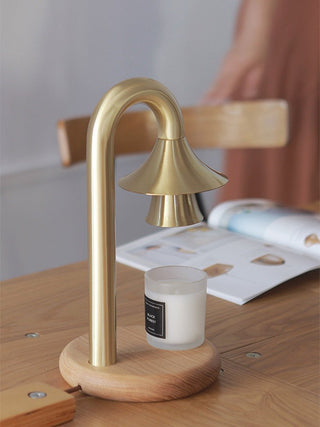 Aurelio Candle Warmer Lamp-Neutral Decor