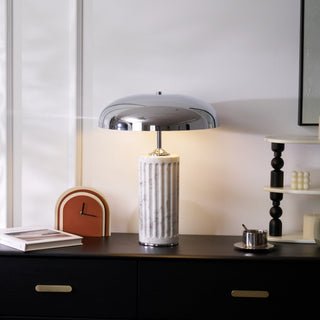 Zenith Lampe de Table en Marbre Moderne