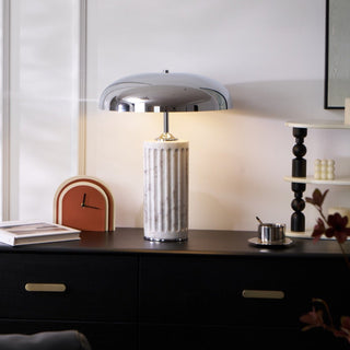 Zenith Lampe de Table en Marbre Moderne
