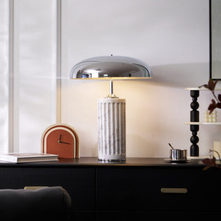 Zenith Lampe de Table en Marbre Moderne