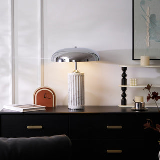 Zenith Lampe de Table en Marbre Moderne