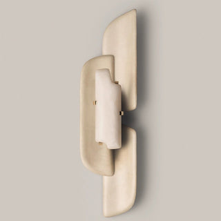 Aurellin Alabaster Sconce-Neutral Decor