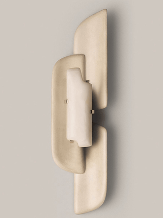 Aurellin Alabaster Sconce-Neutral Decor