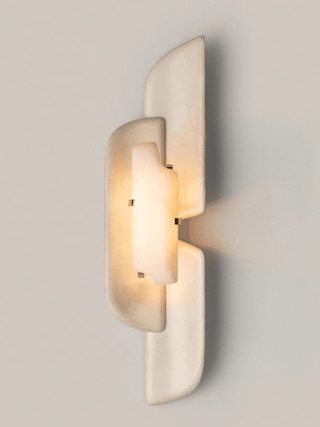 Aurellin Alabaster Sconce-Neutral Decor