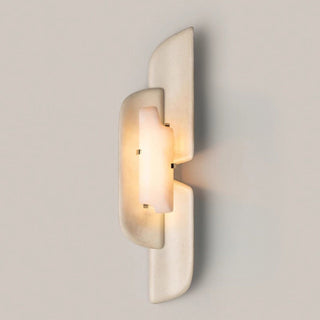 Aurellin Alabaster Sconce-Neutral Decor