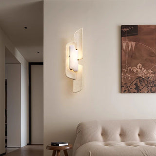 Aurellin Alabaster Sconce-Neutral Decor