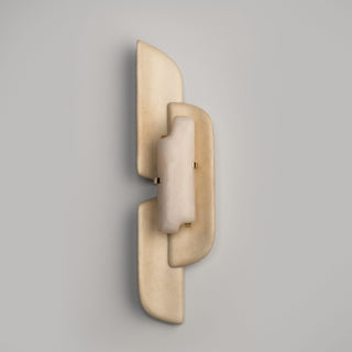 Aurellin Alabaster Sconce-Neutral Decor