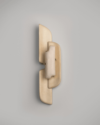 Aurellin Alabaster Sconce-Neutral Decor