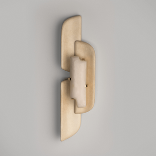 Aurellin Alabaster Sconce-Neutral Decor