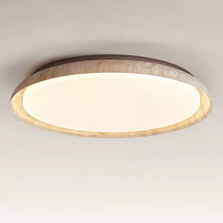 ElvinilaPlafonnier Bord-Rond en Travertin