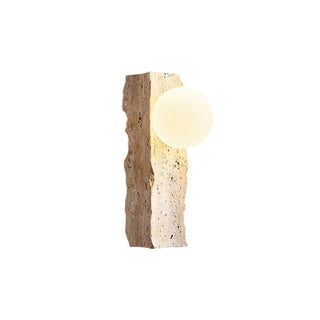 Aureum Moderne Minimaliste Verre Travertin Applique Murale