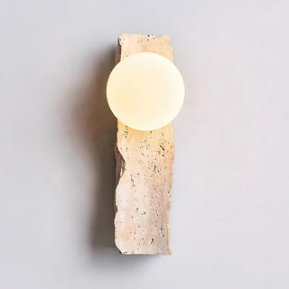 Aureum Moderne Minimaliste Verre Travertin Applique Murale