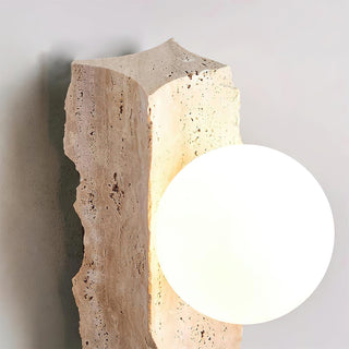 Aureum Moderne Minimaliste Verre Travertin Applique Murale