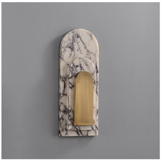 Aurevian Marble Wall Sconce-Neutral Decor