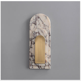 Aurevian Marble Wall Sconce-Neutral Decor