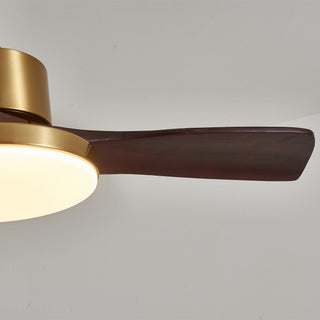 Xen Plafonnier Ventilateur Moderne en Bois