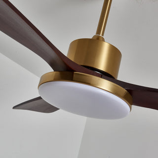 Xen Plafonnier Ventilateur Moderne en Bois