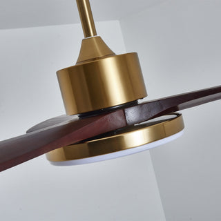 Xen Plafonnier Ventilateur Moderne en Bois