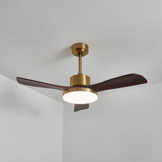 Xen Plafonnier Ventilateur Moderne en Bois