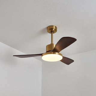 Xen Plafonnier Ventilateur Moderne en Bois