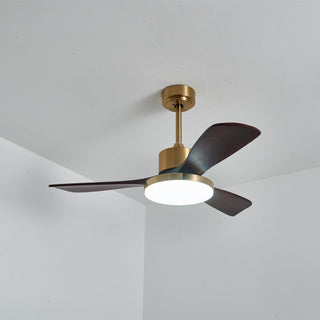 Xen Plafonnier Ventilateur Moderne en Bois